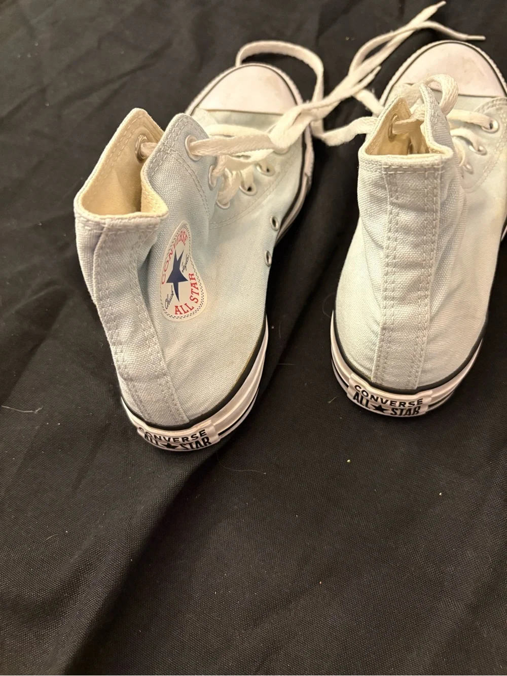 Converse High Top Sneakers in Light blue Canvas